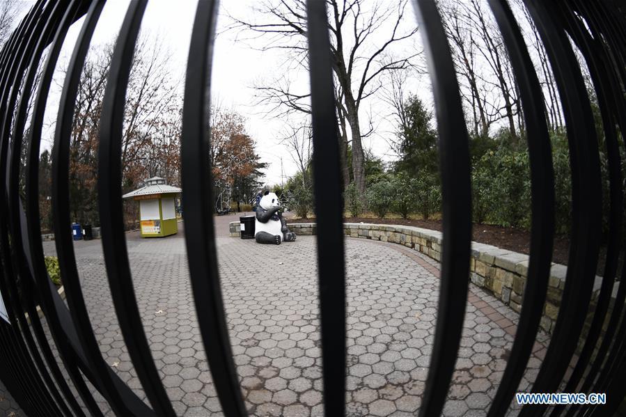 Photo taken on Jan. 2, 2019 shows the gate of the National Zoo in Washington D.C., the United States. The 19 Smithsonian museums and the National Zoo in Washington D.C. closed their doors on Wednesday as the partial U.S. government shutdown dragged on. (Xinhua/Liu Jie)