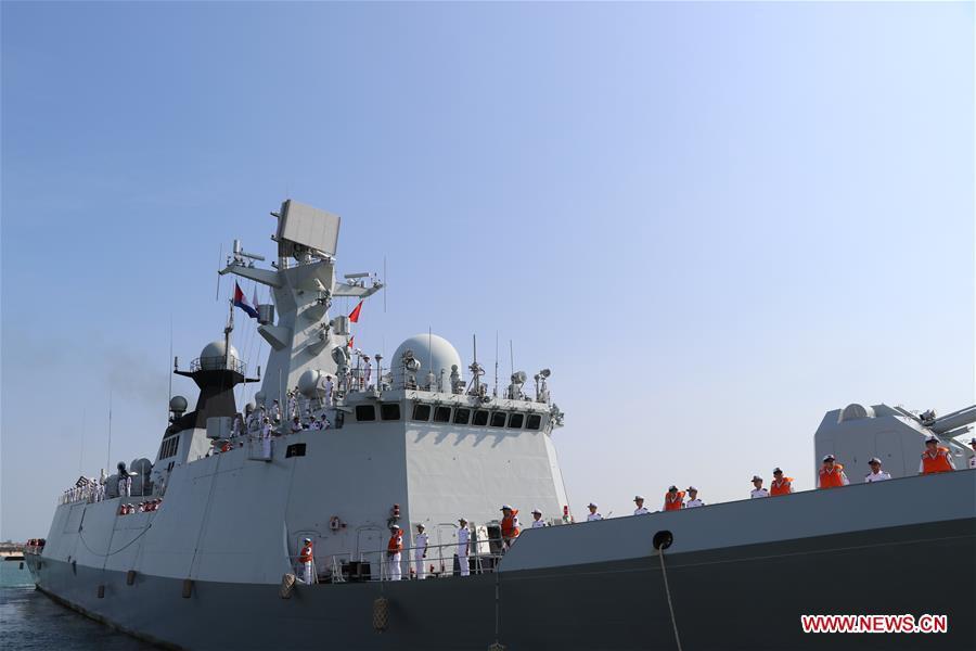 China\'s missile frigate \