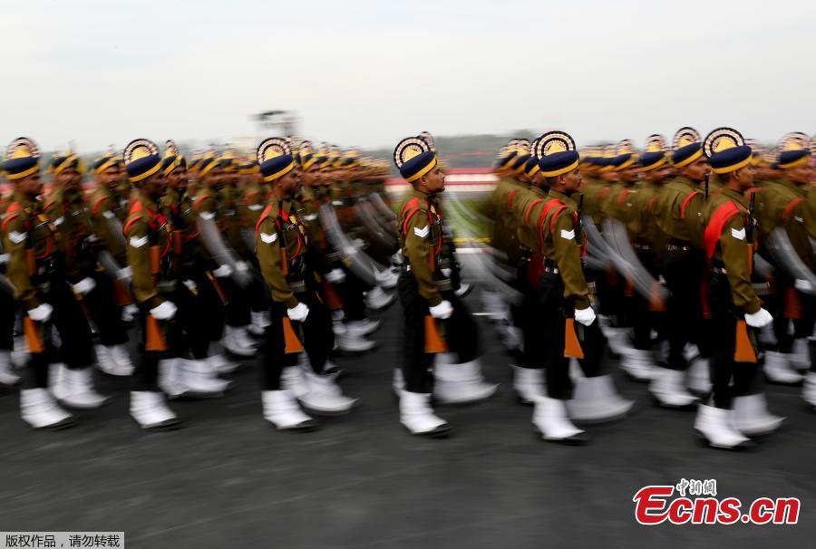 The Army Day parade, at Cariappa Parade Ground on Jan. 15, 2019 in New Delhi, India. The Army Day is celebrated to commemorate the day when Field Marshal M. Cariappa took over as Commander-in-Chief of the Indian Army from General Sir Francis Butcher on Jan. 15, 1949. (Photo/Agencies)