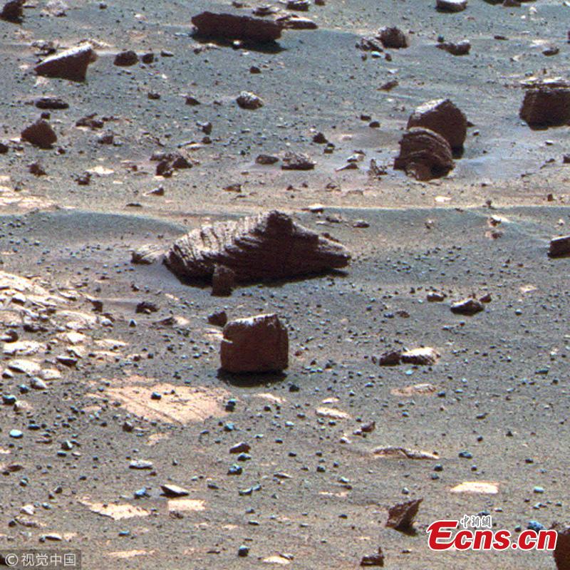 Photo released on March 24, 2010 by NASA shows the surface of the Mars. (Photo/VCG)