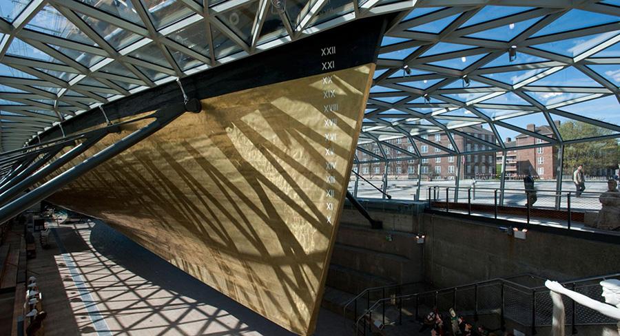 Built in Dumbarton in 1869, Cutty Sark was designed to carry tea from China to England as fast as possible. (Photo provided to chinadaily.com.cn)