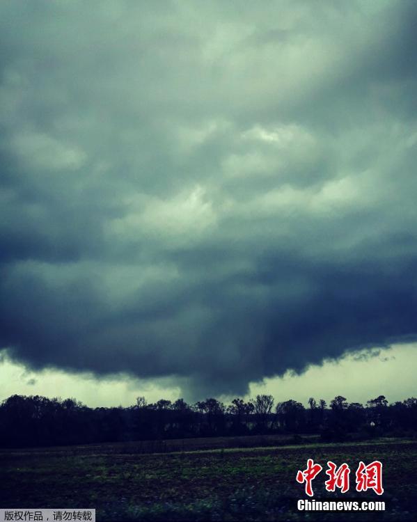 A tornado cut a swath of destruction through the U.S. state of Alabama, killing at least 22 people, March 3, 2019. (Photo/Agencies)