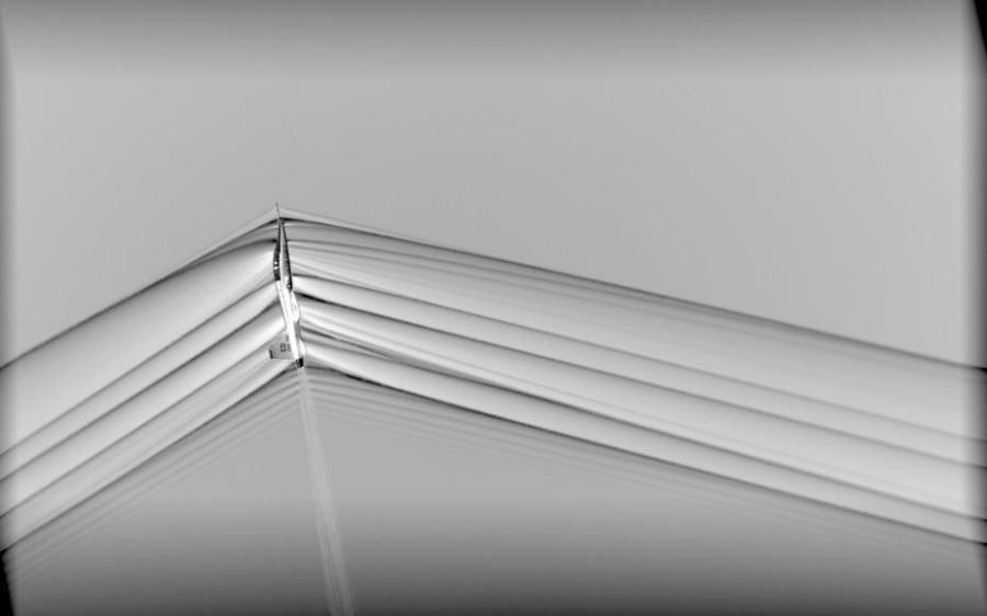When aircraft fly faster than the speed of sound, shockwaves travel away from the vehicle, and are heard on the ground as a sonic boom. NASA researchers use this imagery to study these shockwaves as part of the effort to make sonic booms quieter, which may open the future to possible supersonic flight over land. The updated camera system used in the AirBOS flight series enabled the supersonic T-38 to be photographed from much closer, approximately 2,000 feet away, resulting in a much clearer image compared to previous flight series. (Photo/NASA)