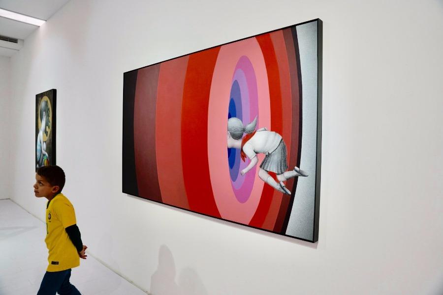 A l\'écolebuissonnière, an exhibition of street art by French artist Julien Malland, opened at M Art Center in Shanghai on March 9. (Photo/chinadaily.com.cn)

An exhibition of street art by French artist Julien Malland, also commonly known as Seth,opened at M Art Center in Shanghai on March 9.

Called A l\'écolebuissonnière, the exhibition features a collection of Malland\'s works that can be found in the streets of one of the last working-class neighborhoods in central Shanghai.