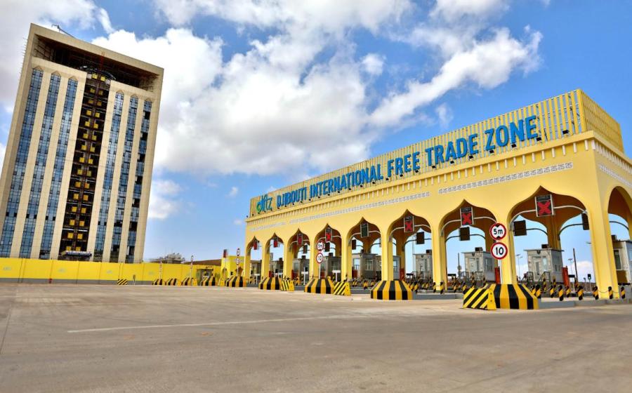 A view of the Djibouti International Free Trade Zone during the zone\'s inauguration ceremony in Djibouti on Dec. 9, 2018. (Photo/Xinhua)
The China-funded Djibouti International Free Trade Zone, which started construction in January 2017, opened on July 5, 2018.

Covering an area of 48.2 sq km, the zone is operated by a joint venture with investment by Chinese enterprises, including China Merchants Holdings and Dalian Port Corp Ltd, as well as the Djibouti Ports and Free Zone Authority.

More than 20 enterprises from the commerce, logistic, processing sectors have signed letters of intent to register with the FTZ, as infrastructure in the first phase of the FTZ, which covers an area of 6 sq km, has been basically completed.

The FTZ is expected to become a crucial junction linking other African countries involved in the Belt and Road Initiative, and make Djibouti, the small northeast African country, a marine logistics hub linking Africa, Asia and Europe.