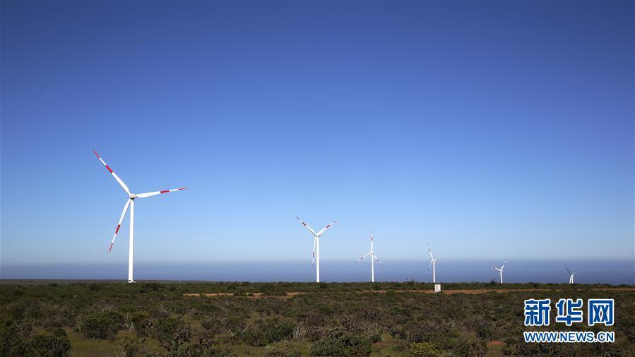 A view of the Punta Sierra wind farm in the outskirts of Ovalle, a city in the Coquimbo Region of Chile, on Aug 24, 2018. (Photo/Xinhua)
With 32 turbines by the blue sea, the Punta Sierra wind farm has been in operation since Feb 4, 2018.

It is the first Pacific Hydro wind farm in Chile and the first wind farm invested in by China in the South American country.

The $150 million project, financed and constructed by China State Power Investment Corporation, has an installed capacity of 82 MW and will generate about 282 GWh/year, which can meet electricity demands for 130,000 households and reduce carbon emissions by 157,000 tons per year.