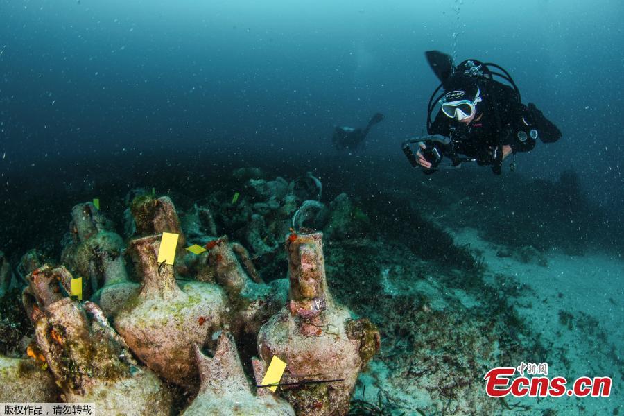 The first underwater museums in Greece will be in Alonissos and Pagasitikos. Four shipwrecks, dating from the Classical to the Byzantine periods, will become underwater museums, thus combining diving with antiquities.(Photo/Agencies)