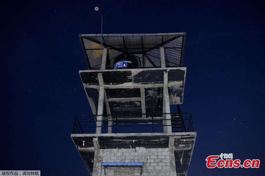 A watchtower is seen at a training camp allegedly linked to Islamist militants, in Kattankudy near Batticaloa, Sri Lanka, May 5, 2019. (Photo/Agencies)