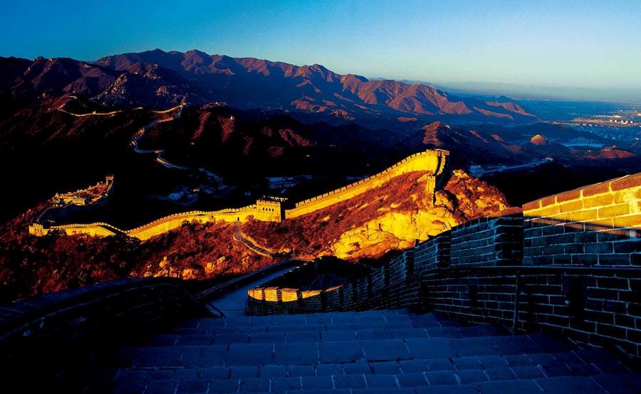 The Great Wall at Badaling, Beijing.  (Photo provided to chinadaily.com.cn)