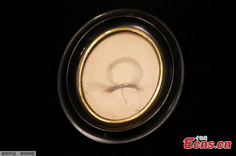 A lock of German composer Ludwig van Beethoven\'s hair is seen on display ahead of a Sotheby\'s auction, in London, Britain June 10, 2019. (Photo/Agencies)

British auction house Sotheby’s plans to sell what it says is a “substantial” lock of Ludwig van Beethoven’s hair that the German composer himself cut off and gave to a pianist friend in 1826. The lock is expected to fetch up to $19,000.