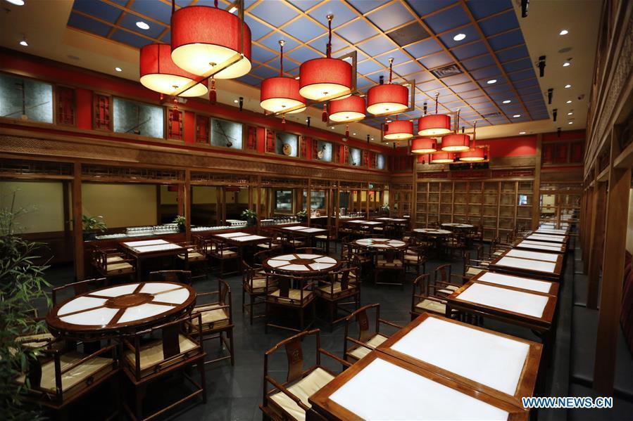 Photo taken on June 7, 2019 shows the interior view of Bistro Na\'s in Temple City, Los Angeles, the United States. Bistro Na\'s in Los Angeles made headlines this week with the announcement that it had been awarded a coveted Michelin Star by the famed Michelin Restaurant Guide. This special ranking broke Michelin\'s 10-year absence from Los Angeles, and made Bistro Na\'s the only Chinese restaurant in Southern California to be so honored. (Xinhua/Li Ying)