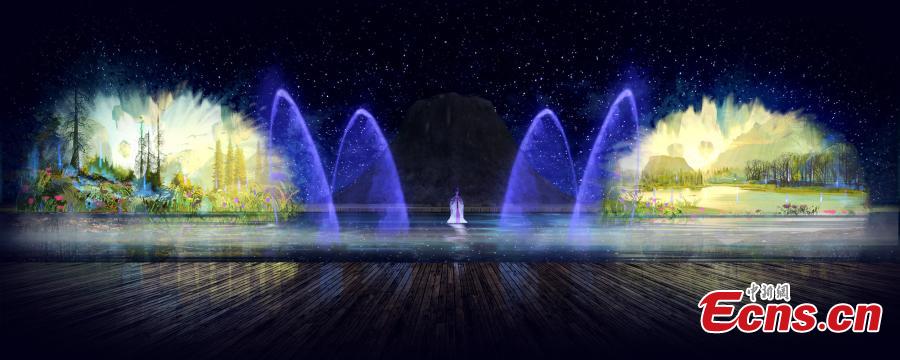 An open-air show at the Wudalianchi Scenic Area in Heilongjiang Province makes innovative use of a 400-sqm water area, lighting, 3D images and fireworks to create a large-scale performance based on a traditional fairytale about two fighting dragons. The name Wudalianchi means \