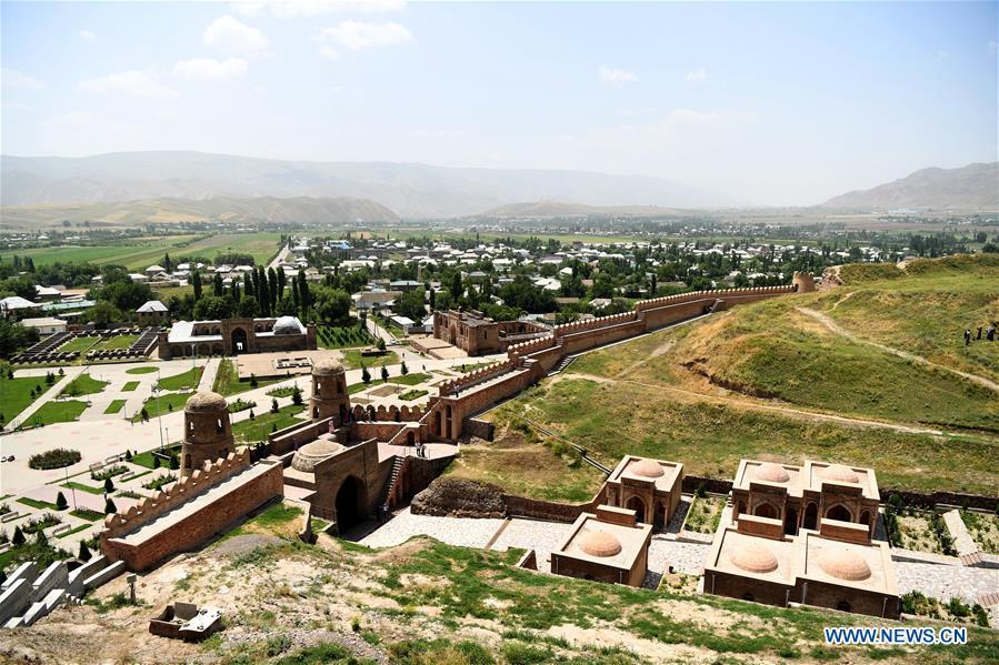 Photo taken on June 12, 2019 shows the view of Hisor Fortress in Hisor, west of Dushanbe, Tajikistan. (Xinhua/Sadat)