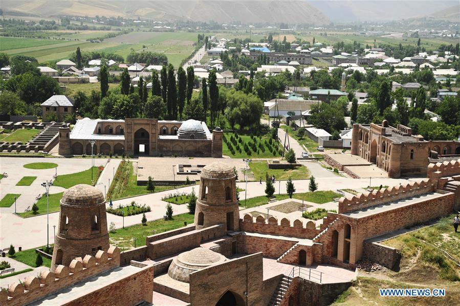Photo taken on June 12, 2019 shows the view of Hisor Fortress in Hisor, west of Dushanbe, Tajikistan. (Xinhua/Sadat)