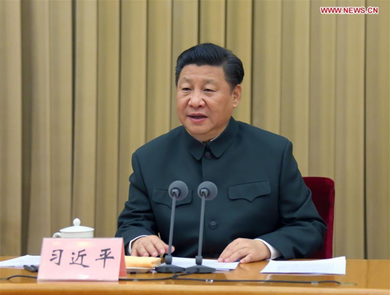 Chinese President Xi Jinping, also general secretary of the Communist Party of China Central Committee and chairman of the Central Military Commission (CMC), speaks at a CMC meeting on logistics, in Beijing, capital of China.(Photo: Xinhua/Li Gang) Chinese President Xi Jinping, also general secretary of the Communist Party of China Central Committee and chairman of the Central Military Commission (CMC), speaks at a CMC meeting on logistics, in Beijing, capital of China.(Photo: Xinhua/Li Gang)