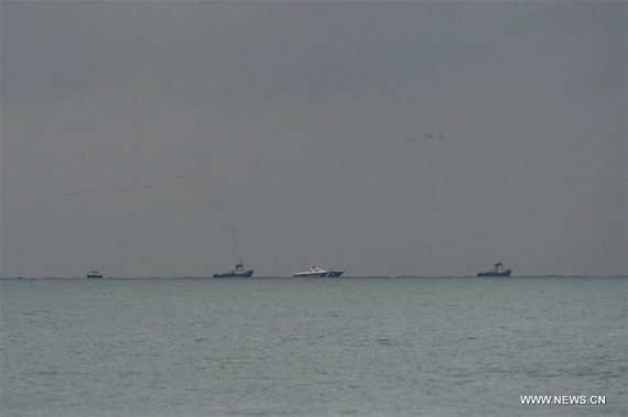 Photo taken on Dec. 25, 2016 shows vessels taking part in a rescue operation on the Black Sea coast at the crash site of Russian Defense Ministry's TU-154 aircraft.(Photo: Xinhua/Sputnik) Photo taken on Dec. 25, 2016 shows vessels taking part in a rescue operation on the Black Sea coast at the crash site of Russian Defense Ministry's TU-154 aircraft.(Photo: Xinhua/Sputnik)