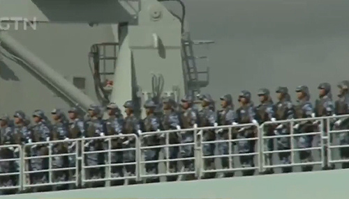 Chinese troops are on their way to Djibouti. (Photo/Video screenshot from CGTN) Chinese troops are on their way to Djibouti. (Photo/Video screenshot from CGTN)