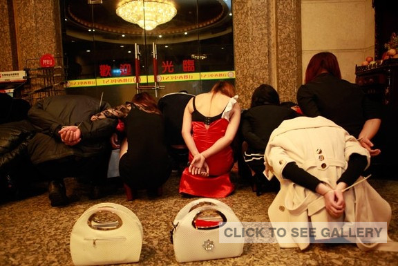 Police crack down on prostitution in Dongguan