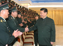 Chinese president inspects PLA garrison in Macao