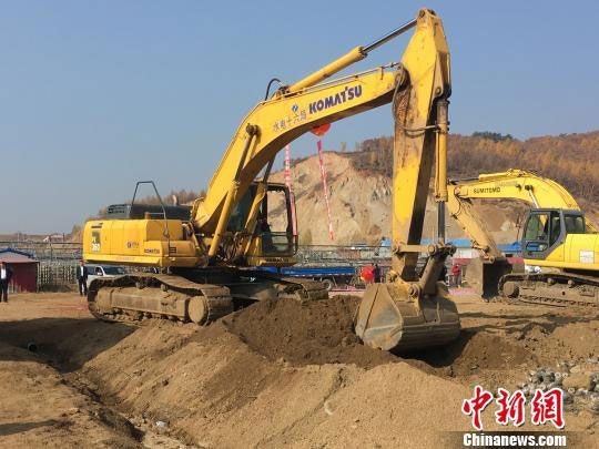 The construction site of a new civilian airport along China's border with Russia in the northeastern province of Heilongjiang. (Photo/Chinanews.com) The construction site of a new civilian airport along China's border with Russia in the northeastern province of Heilongjiang. (Photo/Chinanews.com)