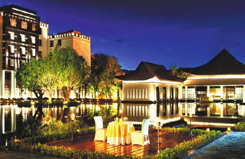 The St. Regis Lhasa Resort in the Tibet autonomous region. (Photo provided to China Daily)