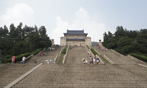 Sun Yat-sen Mausoleum in Nanjing, East China's Jiangsu Province (Photo/Hilton Yip) Sun Yat-sen Mausoleum in Nanjing, East China's Jiangsu Province (Photo/Hilton Yip)