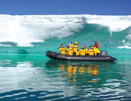 Visitors tour Antarctica in January. According to Tuniu, a travel website, in the past Spring Festival, about 10 Chinese visitors, who are mostly from Shanghai, booked tours to the continent. Wang Yanan / For China Daily