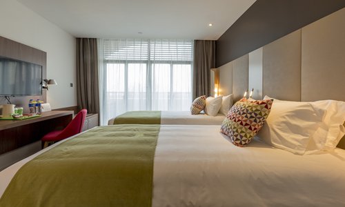 A guestroom in the Campanile Huzhou Taihu Lake Hotel (Photo/Courtesy of Campanile Huzhou Taihu Lake Hotel)