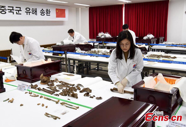 Remains of 20 Chinese soldiers killed in Korean War to return home