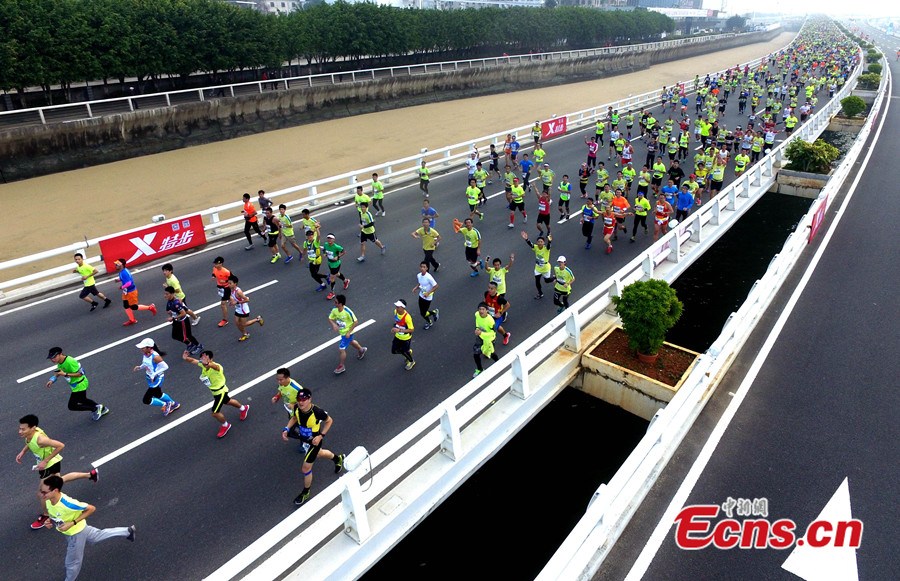 2016 Xiamen international marathon started(1/1)