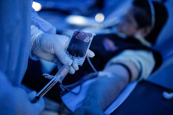 The World Health Organization (WHO) on Monday stressed that voluntary, unpaid blood donations must be increased rapidly in more than half of the world's countries.(Photo/Xinhua) The World Health Organization (WHO) on Monday stressed that voluntary, unpaid blood donations must be increased rapidly in more than half of the world's countries.(Photo/Xinhua)