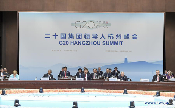 Chinese President Xi Jinping presides over the opening ceremony of the Group of 20 (G20) summit in Hangzhou, capital of east China's Zhejiang Province, Sept 4, 2016. (Photo/Xinhua) Chinese President Xi Jinping presides over the opening ceremony of the Group of 20 (G20) summit in Hangzhou, capital of east China's Zhejiang Province, Sept 4, 2016. (Photo/Xinhua)