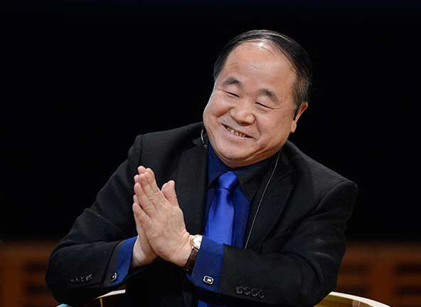 Nobel Prize winner Mo Yan (Photo/Xinhua) Nobel Prize winner Mo Yan (Photo/Xinhua)